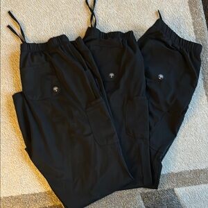 Healing Hands Black Scrub Pants (3pairs)